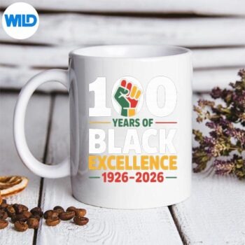 100YearsOfBlackExcellenceCentennialBlackHistoryMonthRetromug