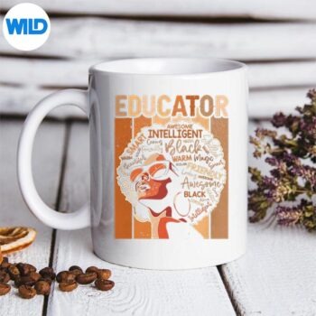 BlackEducatorQueenBlackHistoryMonthMelaninmug