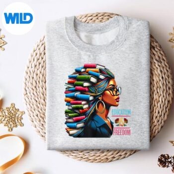 Alternative view of Black History Education Is Freedom Books Teacher Girls Retro SVG PNG Cut File