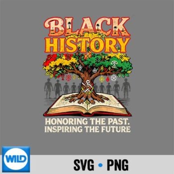 Black History Honoring The Past Inspiring Thefuture SVG Cut File