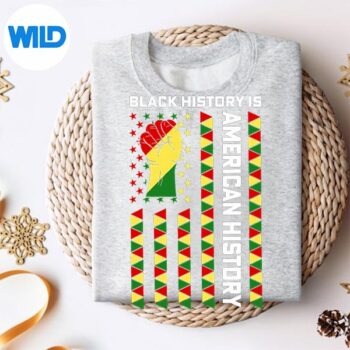 Alternative view of Black History Month African American Pride Melanin Patriotic Design for Cricut