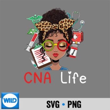 Cna Nurse Black History Month African American PNG SVG for Cricut