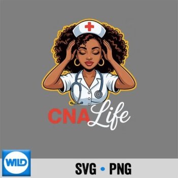 Cna Nurse Life Black History Month African American Nursing SVG Cut File