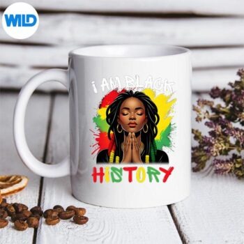 IAmBlackHistoryGirlBlackHistoryMonthJuneteenthCutemug