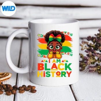 IAmBlackHistoryMonthBlackMelaninGirlmug