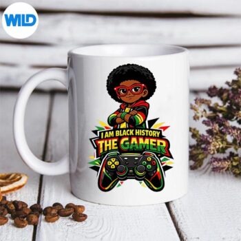ProudAfricanAmericanGamerImBlackHistoryMonthFunnymug