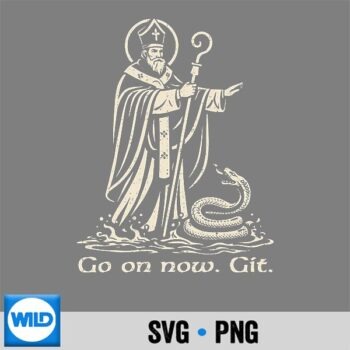 Saint Patrick Ireland Catholic St Patricks Day Go On Digital Design