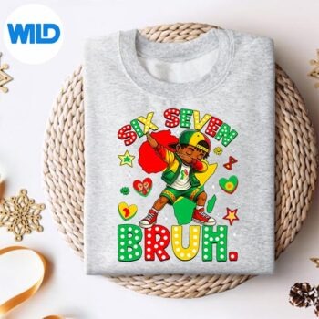 Alternative view of Six Seven Bruh 67 Black History African American Dabbing PNG SVG for Cricut