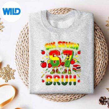 Alternative view of Six Seven Bruh Black History Month 6 7 SVG PNG Cut File