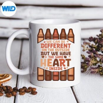 WeCanDifferentOnTheOutsideBlackHistorymug