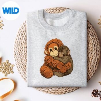 BabyMonkeyPunchMamaMonkeyToyWarmHugCutesweater