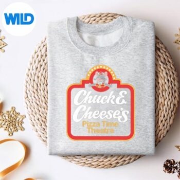 Chuck E Cheese Chuck E Cheeses Pizza Time Theatre Vector Design PNG 5 ChuckECheeseChuckECheesesPizzaTimeTheatresweater