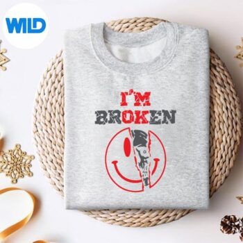 ConfusedSmileImBrokenInvisibleIllnessImOkBrokensweater