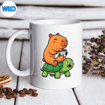 CuteCapybaraGamerAnimeTurtleKawaiimug