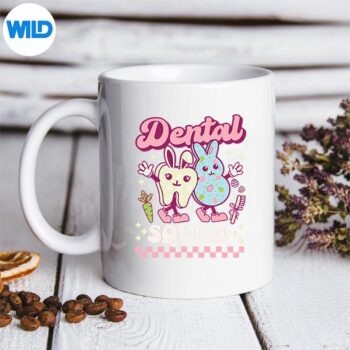 DentalSquadEasterHygienistDentistBunnyToothRdhmug
