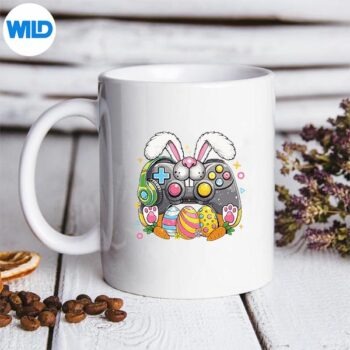 EasterDayVideoGameEggsGirlGameLovermug