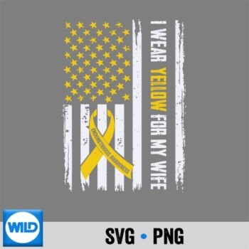 For Wife Endometriosis Awareness Flag Endo Support Husband Digital Design PNG