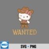HelloKittyWantedWesternCuteCoquetteCowgirl