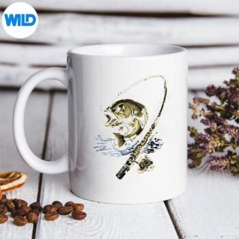 MidSaltyAngryBassFishingColormug