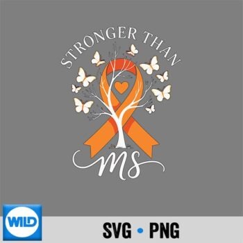 Ms Warrior For Multiple Sclerosis Awareness SVG PNG Cut File PNG