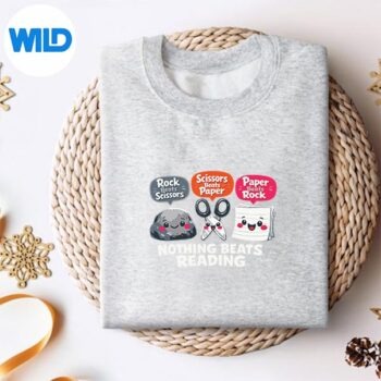 NothingBeatsReadingBookLibrarianAcrossAmericasweater