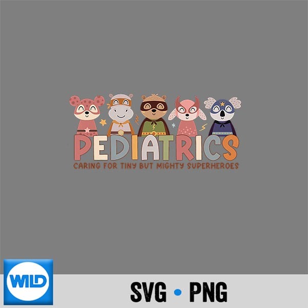 Pediatric Nurse Caring For Tiny But Mighty Superhero Animals Silhouette SVG PNG Cut File PNG 1 Pediatric Nurse Caring For Tiny But Mighty Superhero Animals Silhouette SVG PNG Cut File PNG