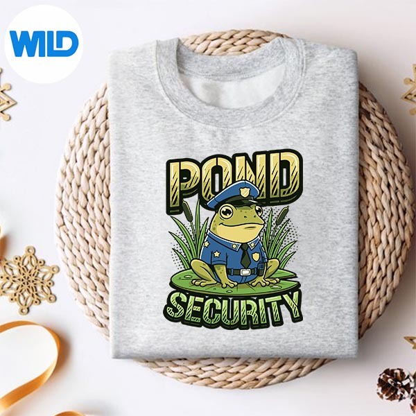 Pond Security Frog Officer Amphibian Lover SVG PNG Digital Design PNG 2 Pond Security Frog Officer Amphibian Lover SVG PNG Digital Design PNG - Image 2