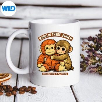 PunchJapaneseMonkeyFriendshipOrangutanPunchkinPunchmug
