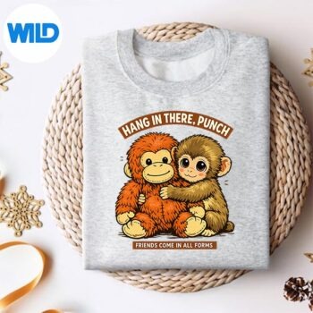 PunchJapaneseMonkeyFriendshipOrangutanPunchkinPunchsweater
