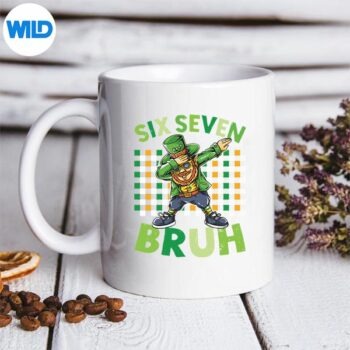 SixSevenBruhStPatricksDayDabbingLeprechaunmug