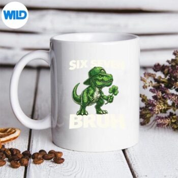 StPatricksDay67TrexDabSixSevenBruhmug