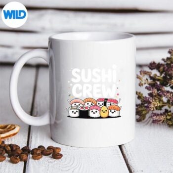 SushiArtForJapaneseFoodieSushiLovermug