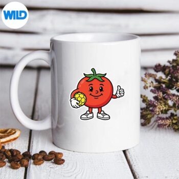 Tomato Soccer Player Cute Sports Character Silhouette SVG PNG Cut File PNG 6 TomatoSoccerPlayerCuteSportsCharactermug