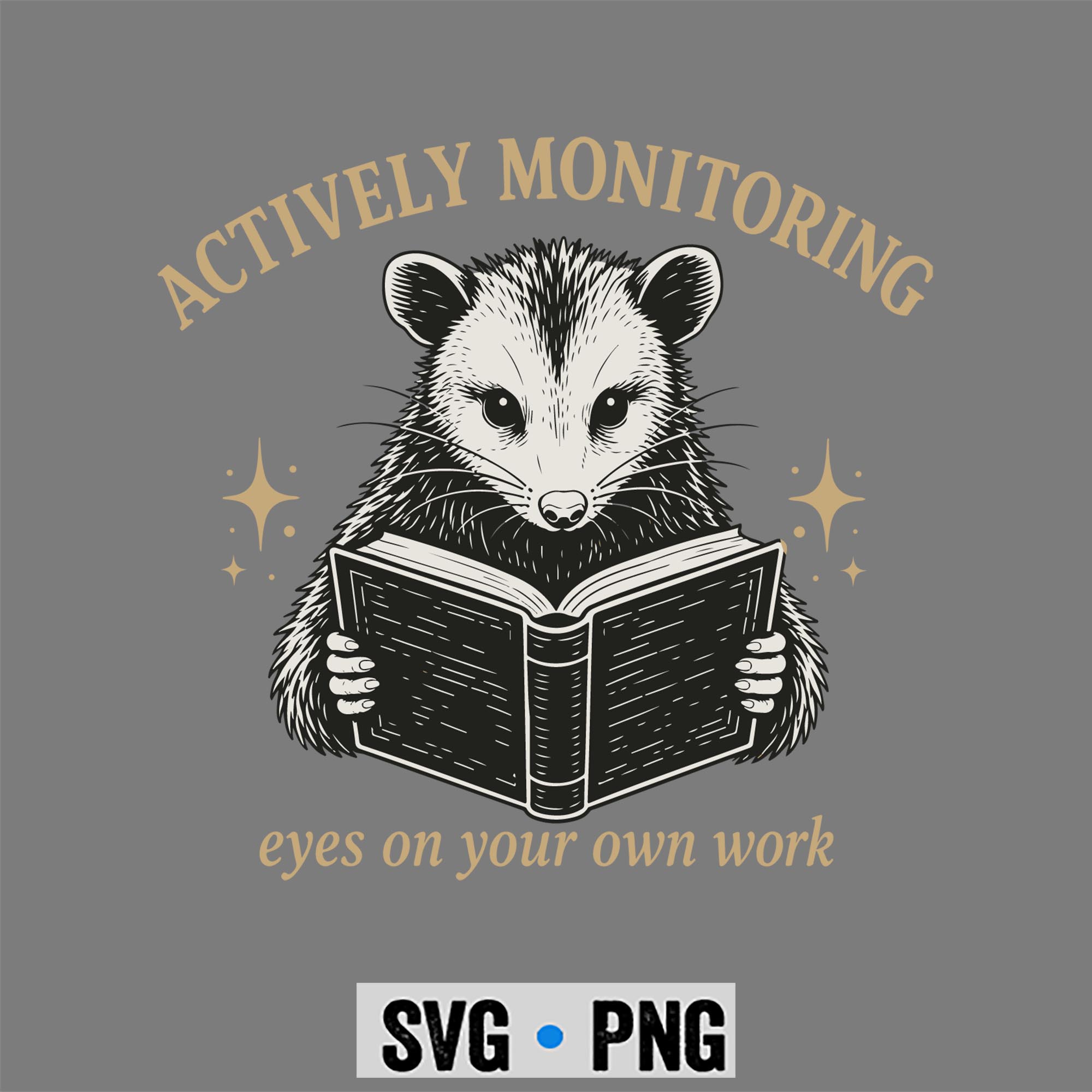 Actively Monitoring Teacher Test Day Opossum Testing Exam SVG PNG 1 Actively Monitoring Teacher Test Day Opossum Testing Exam SVG PNG