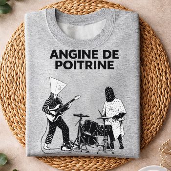 Alternative view of Angine de Poitrine Band Vintage Music SVG PNG