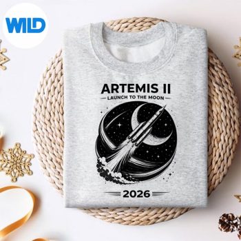Alternative view of Artemis II 2026 Rocket Launch Space Mission Sketch Moon Exploration SVG PNG