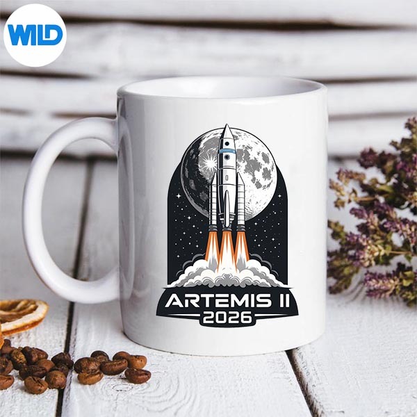 Artemis II 2026 Space Mission NASA Moon Launch Rocket SVG PNG 3 Artemis II 2026 Space Mission NASA Moon Launch Rocket SVG PNG - Image 3