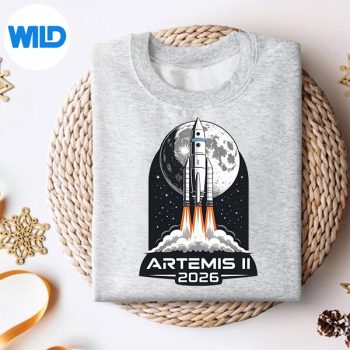 Alternative view of Artemis II 2026 Space Mission NASA Moon Launch Rocket SVG PNG
