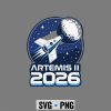 Artemis II Launch to The Moon 2026 SVG PNG 6 ArtemisIILaunchtoTheMoon2026
