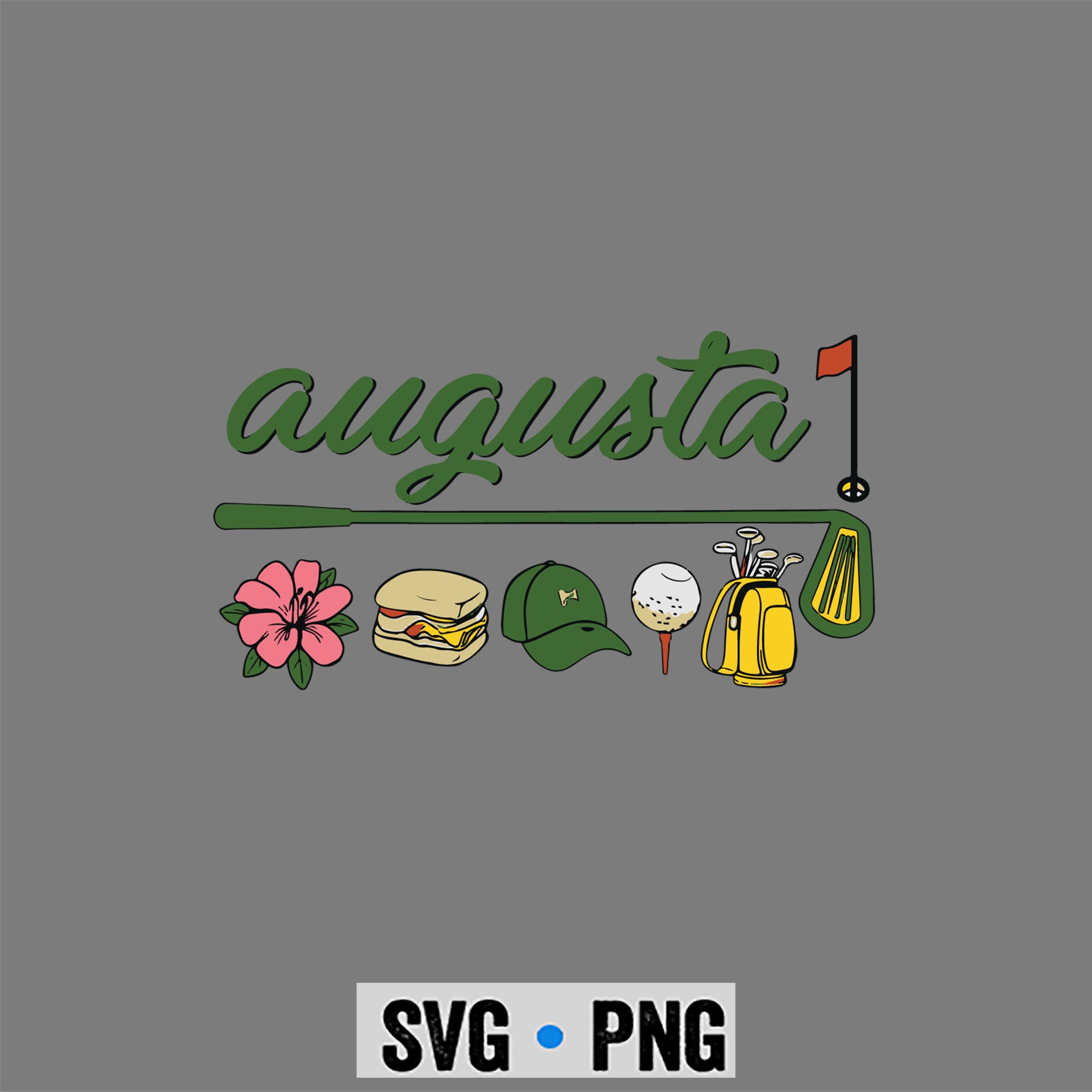 Augusta Georgia Azalea Golf Pimento Cheese Jacket SVG PNG 1 Augusta Georgia Azalea Golf Pimento Cheese Jacket SVG PNG