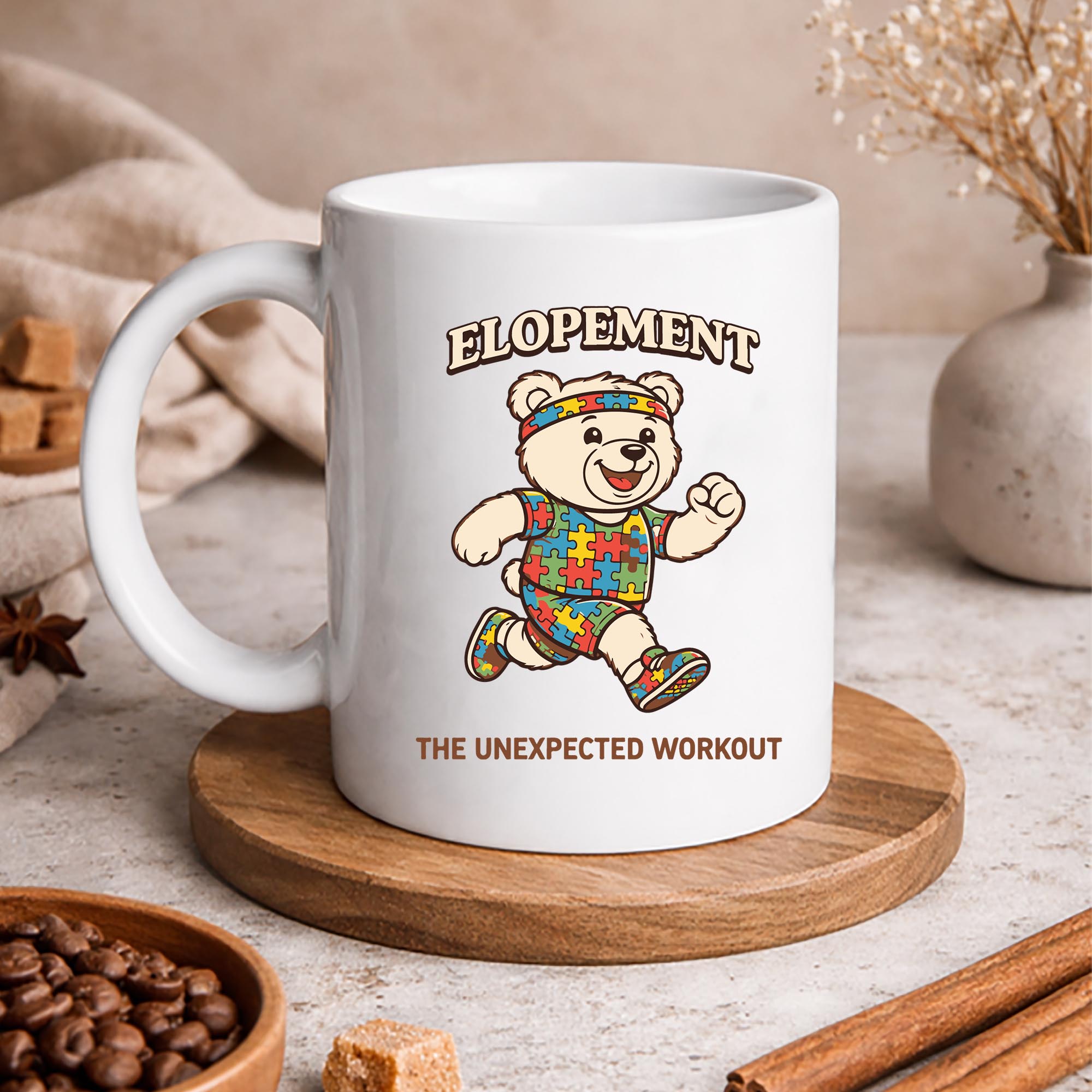 Autism Neurodiversity Bear Elopement The Unexpected Workout SVG PNG 3 Autism Neurodiversity Bear Elopement The Unexpected Workout SVG PNG - Image 3