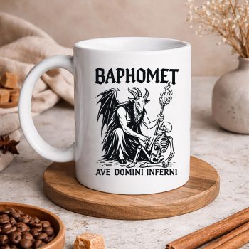 BaphometGothicOccultSatanicSkeletonDarkmug