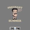 BettyBoopMomPregnantGirlSummerFunnyBabyAnnouncement