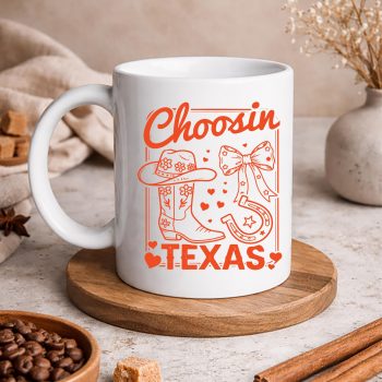 ChoosingTexusCowgirlWesternmug