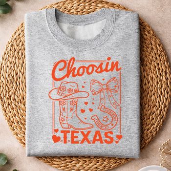 Alternative view of Choosing Texus Cowgirl Western SVG PNG