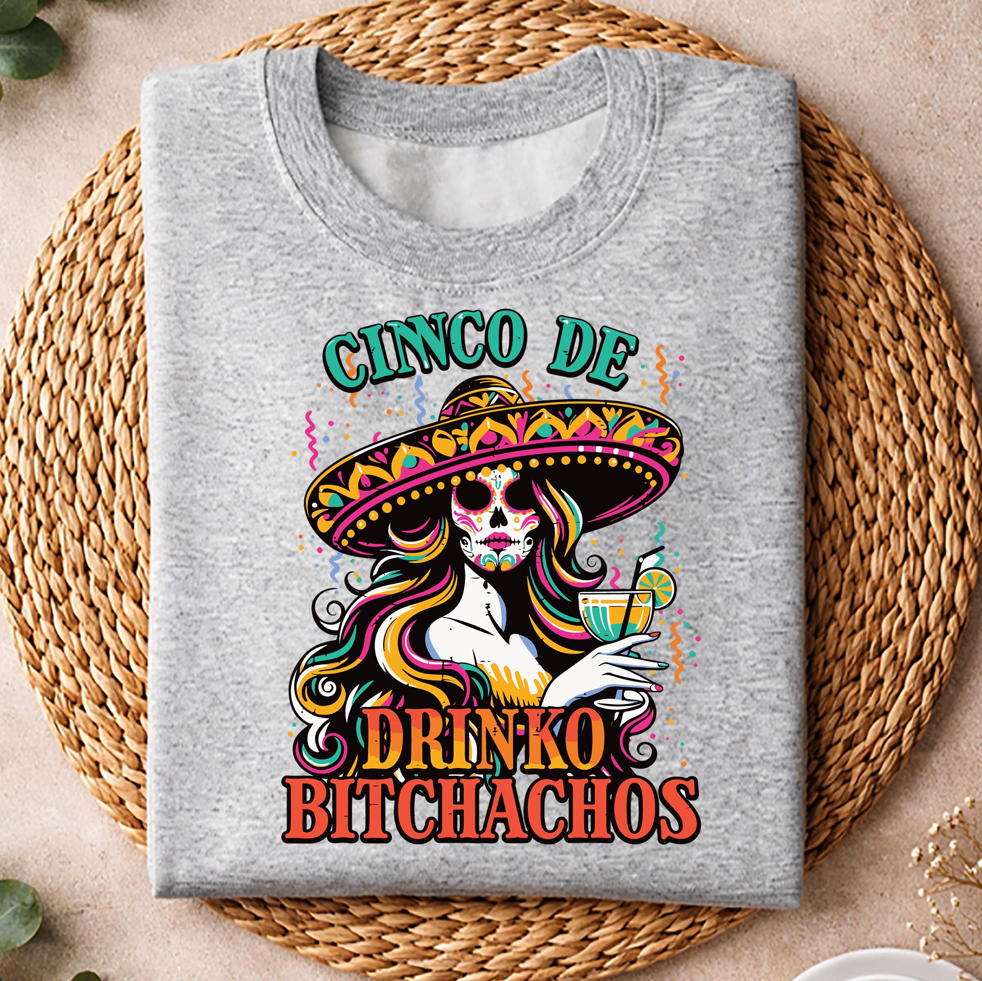 Cinco De Mayo Woman Sugar Skull Fiesta Party Mexican SVG PNG 2 Cinco De Mayo Woman Sugar Skull Fiesta Party Mexican SVG PNG - Image 2