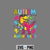 CoolAutismAwarenessDinosaurHeartPuzzleColors
