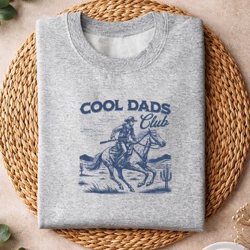 Alternative view of Cool Dads Club Cowboy Western Riding Horse SVG PNG