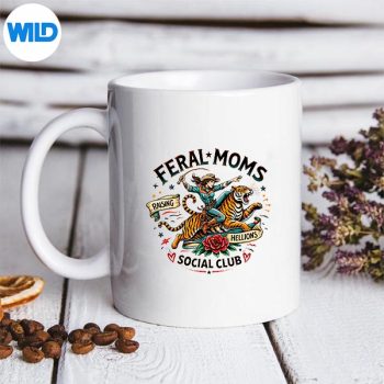 Cowgirl Raising Hellions Tiger Rider Feral Moms Social Club SVG PNG 5 CowgirlRaisingHellionsTigerRiderFeralMomsSocialClubmug