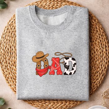 Alternative view of Dad Western Family Matching Birthday Cowboy Cowgirl SVG PNG